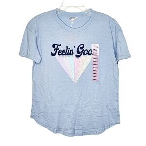 Wildfox Feelin' Good Graphic Short Sleeve Tee T Shirt NEW With Tag S